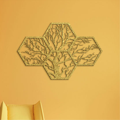 Drevený strom života motív včelieho úľa-DREVTEX