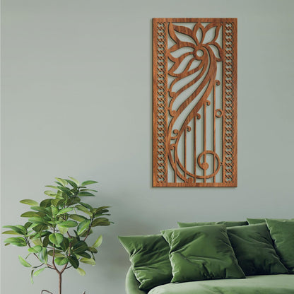 Kvetinova mandala na stenu-DREVTEX