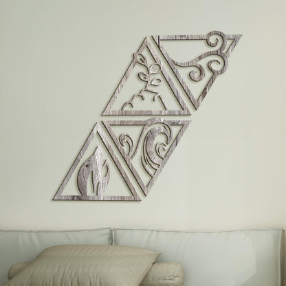 Obraz so symbolmi styroch zivlov-DREVTEX