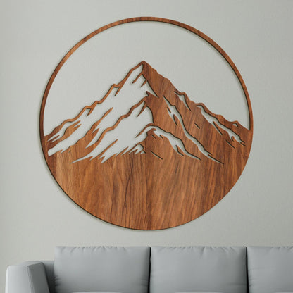 Drevený obraz Horská majestátnosť-DREVTEX