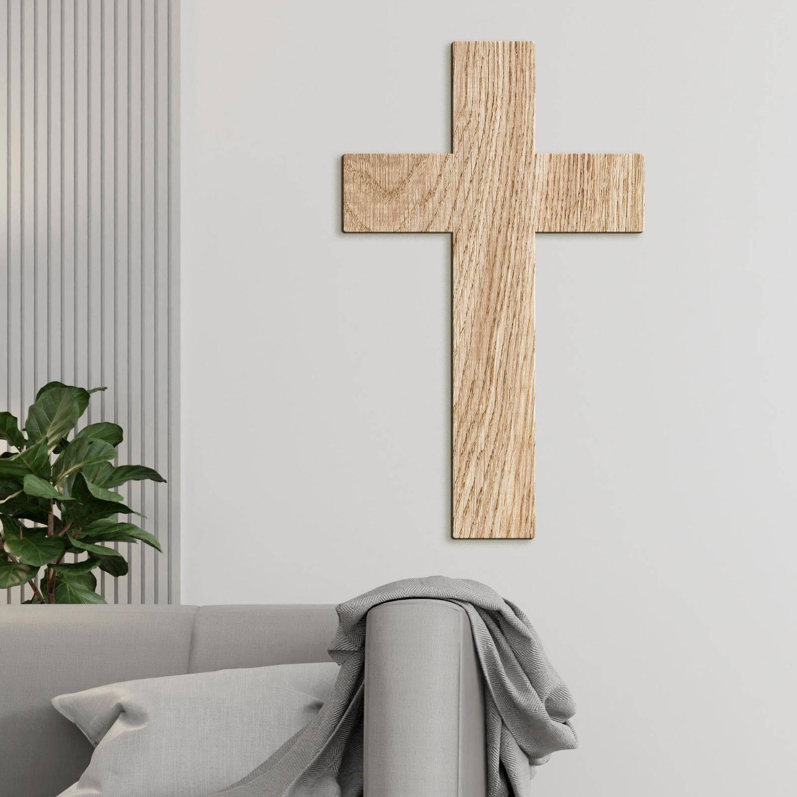 Drevena dekoracia na stenu Kriz-DREVTEX