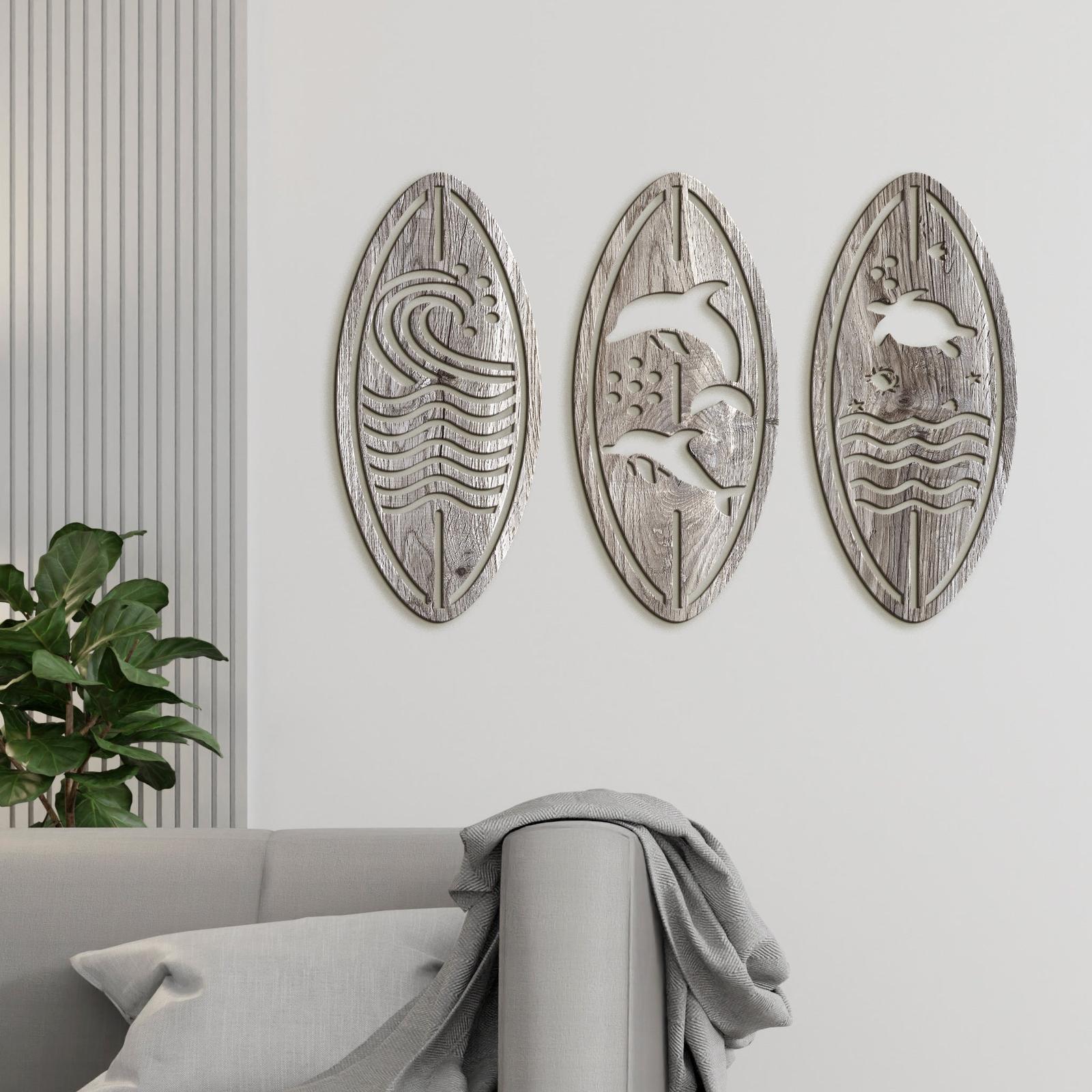 Trojdielny obraz SEA-DREVTEX