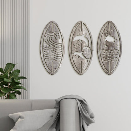 Trojdielny obraz SEA-DREVTEX