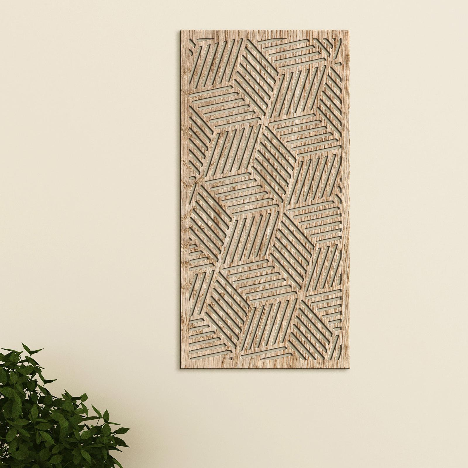 Obraz na stenu Geometrický panel-DREVTEX