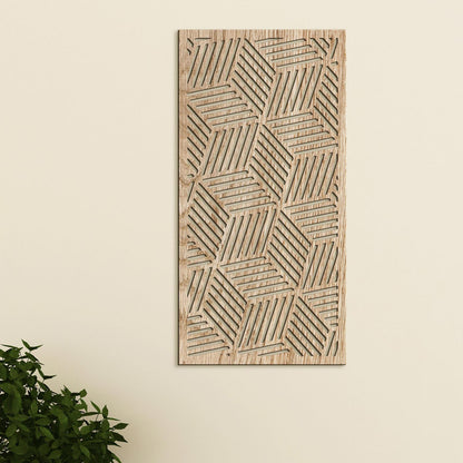 Obraz na stenu Geometrický panel-DREVTEX