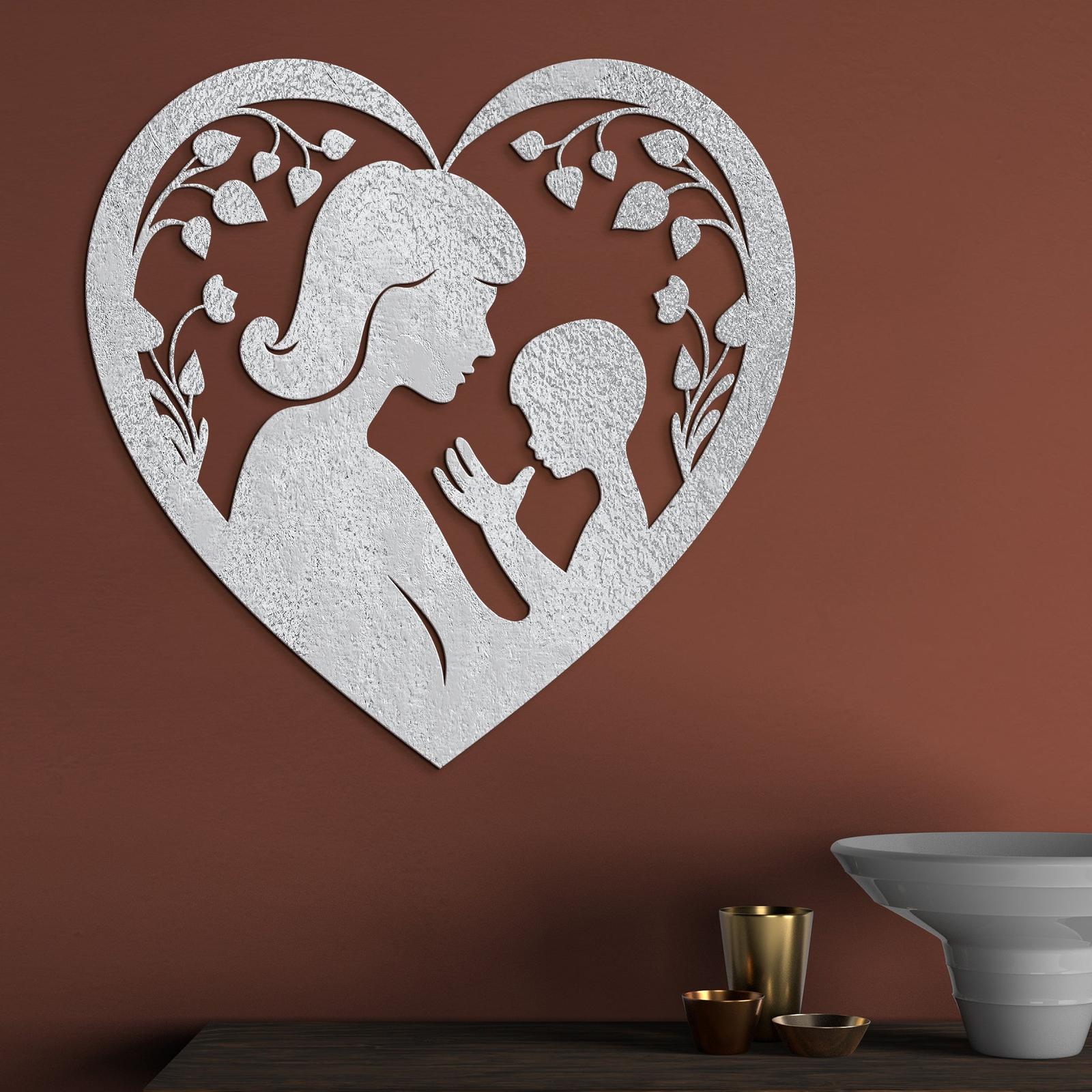 Drevený obraz Matka s dieťaťom-DREVTEX