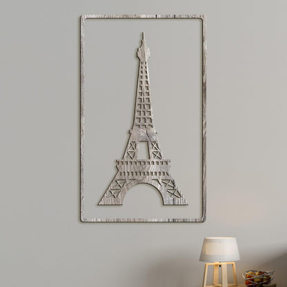 Drevený obraz Eiffelova veža-DREVTEX