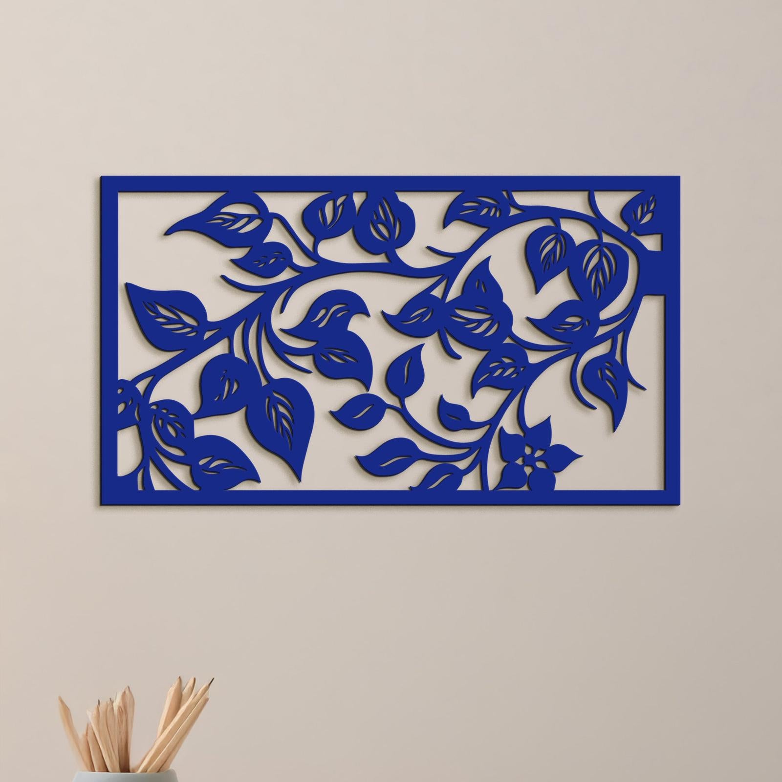 Drevený obraz na stenu Lístie-DREVTEX