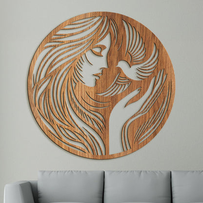 Obraz zenska neznost-DREVTEX