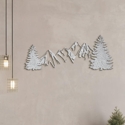 Drevená dekorácia na stenu MOUNTAINS-DREVTEX