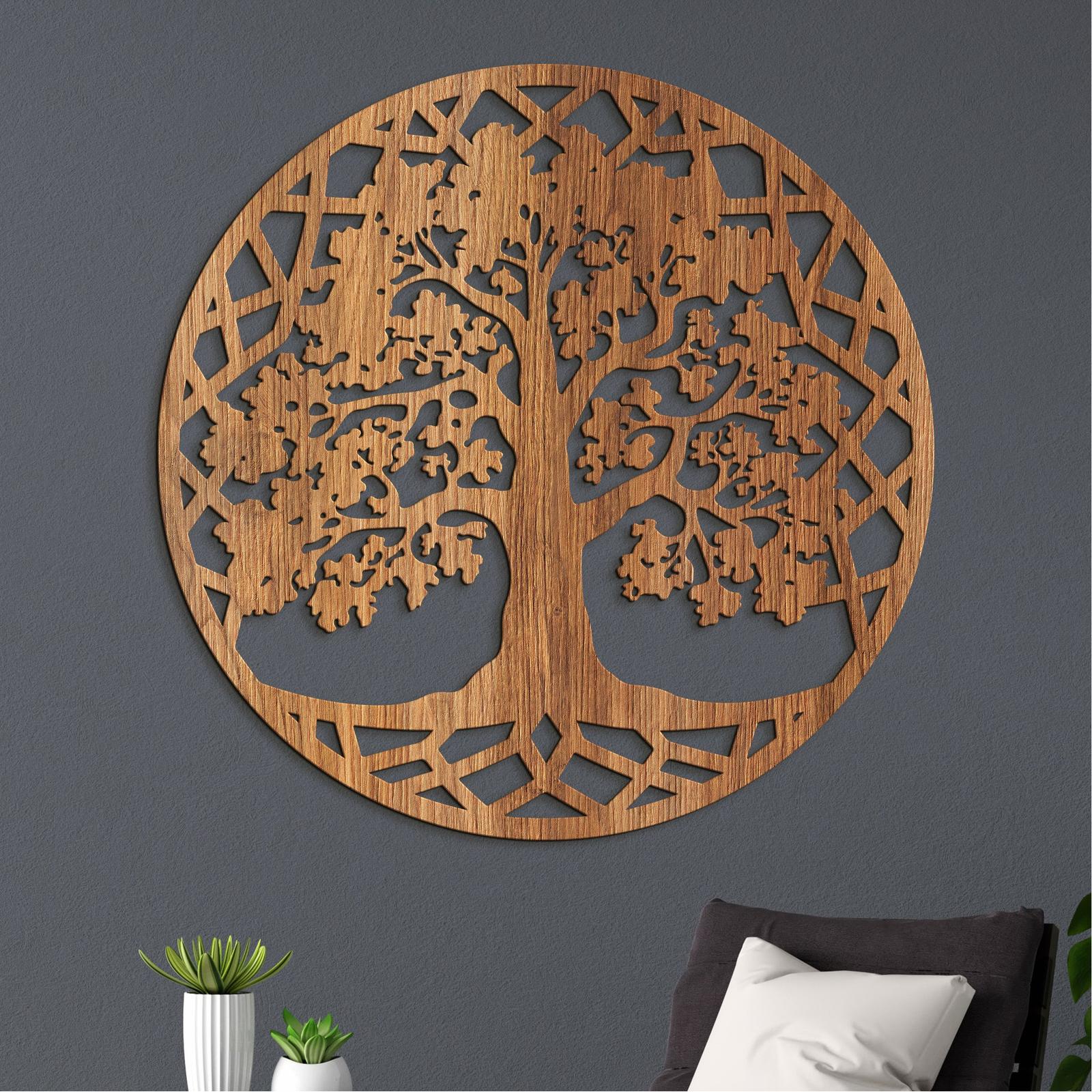 Drevený obraz na stenu Strom života-DREVTEX