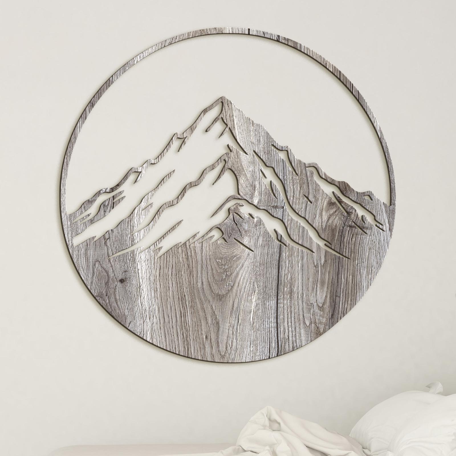 Drevený obraz Horská majestátnosť-DREVTEX