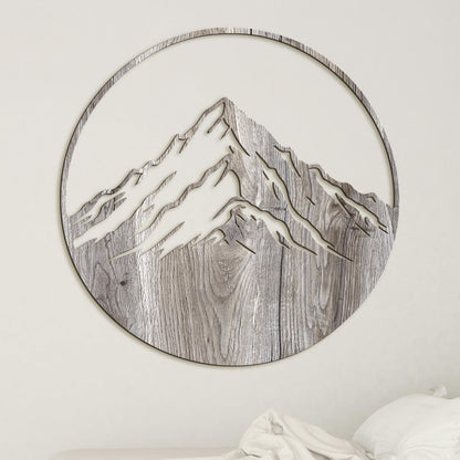 Drevený obraz Horská majestátnosť-DREVTEX