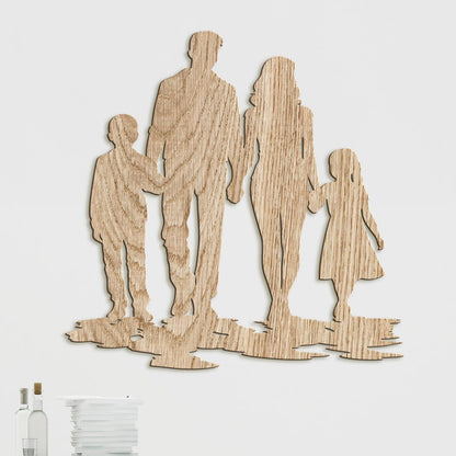 Dreveny obraz rodina-DREVTEX