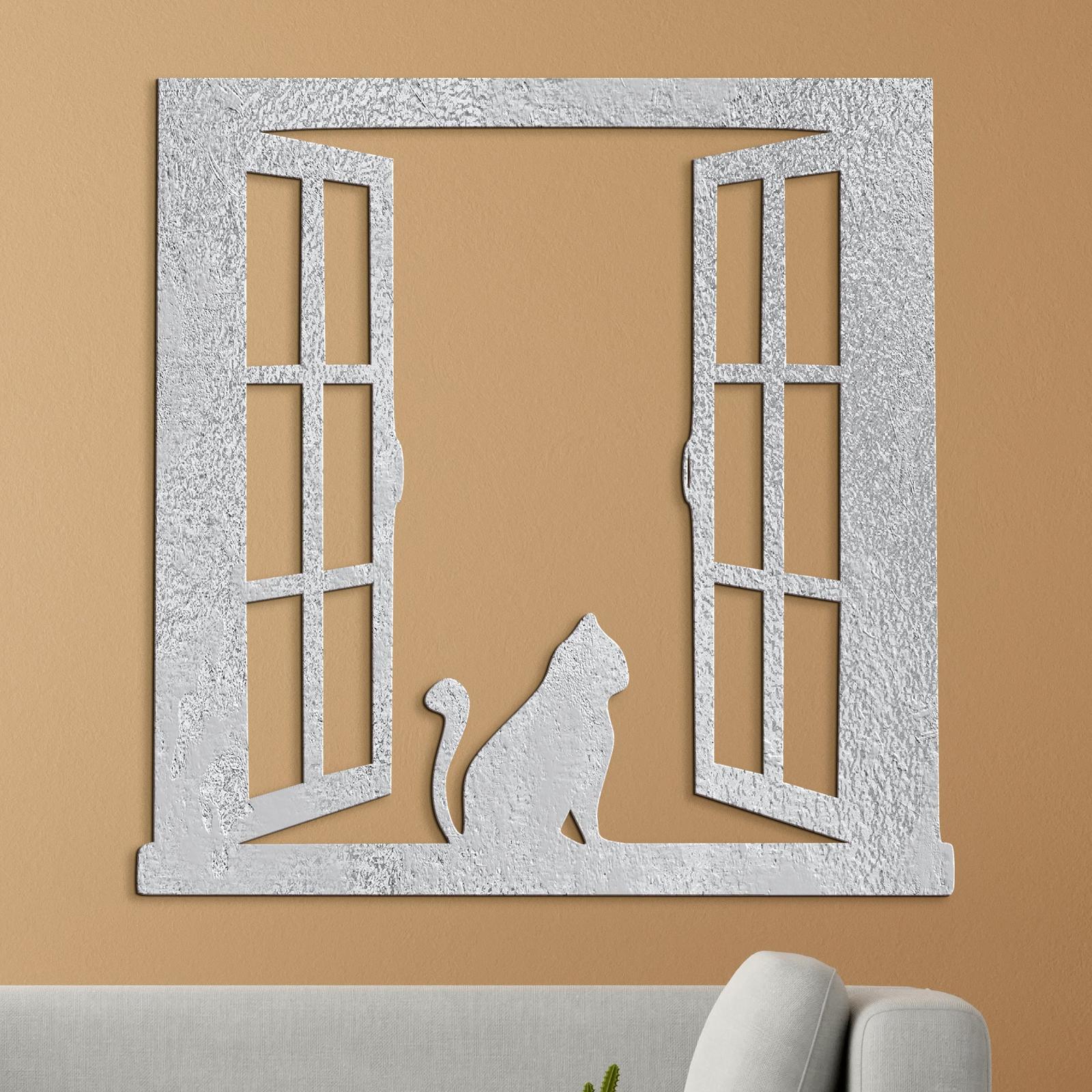 Silueta macky na okne-DREVTEX