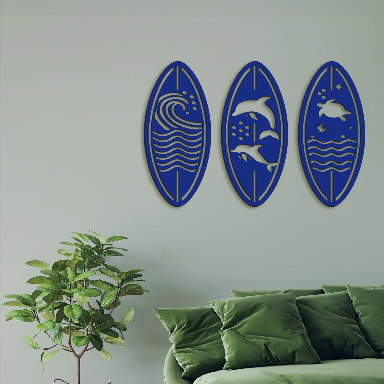 Trojdielny obraz SEA-DREVTEX