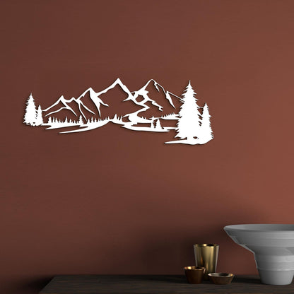 Drevená dekorácia na stenu HORY-DREVTEX