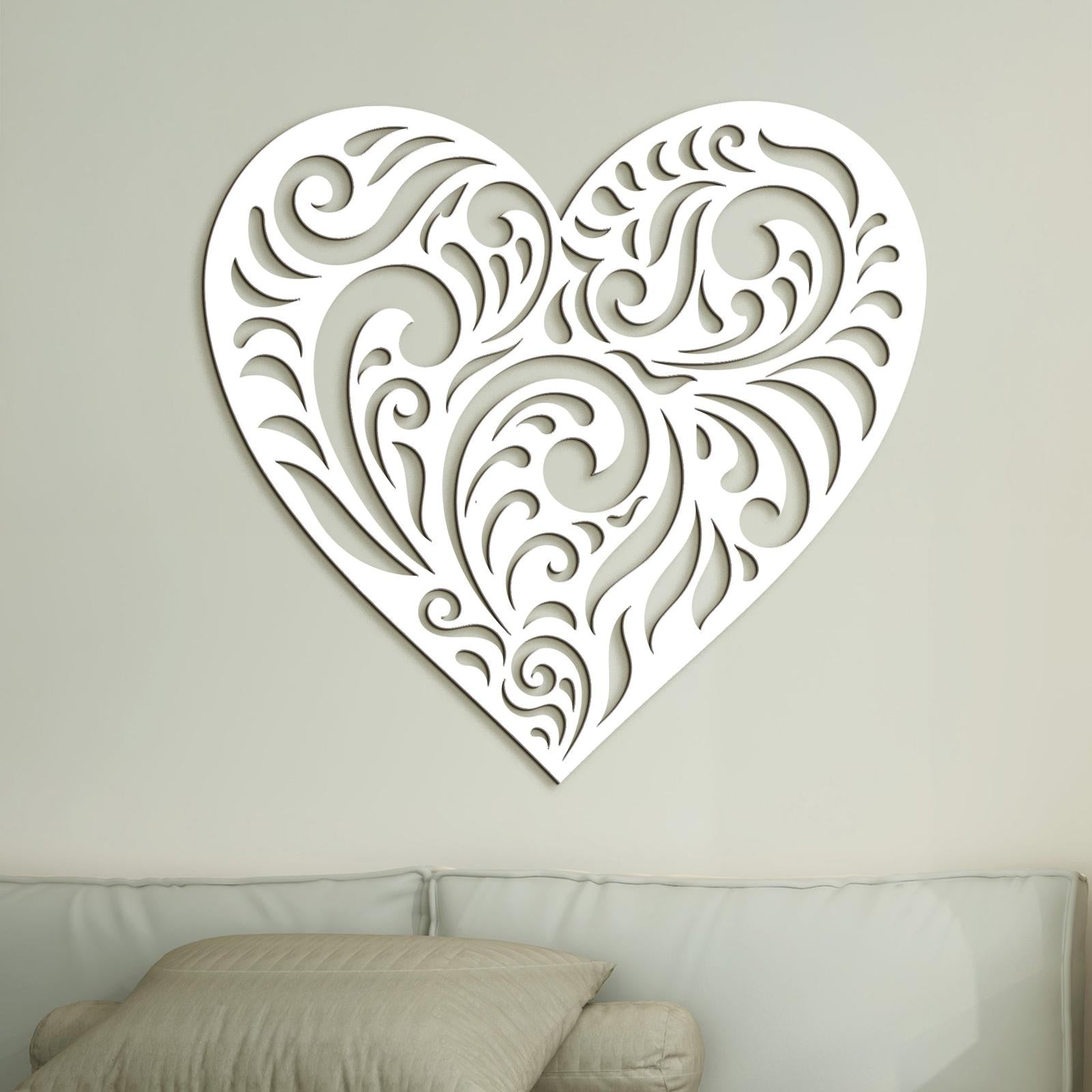 Drevený obraz na stenu Srdce SPIRIT-DREVTEX