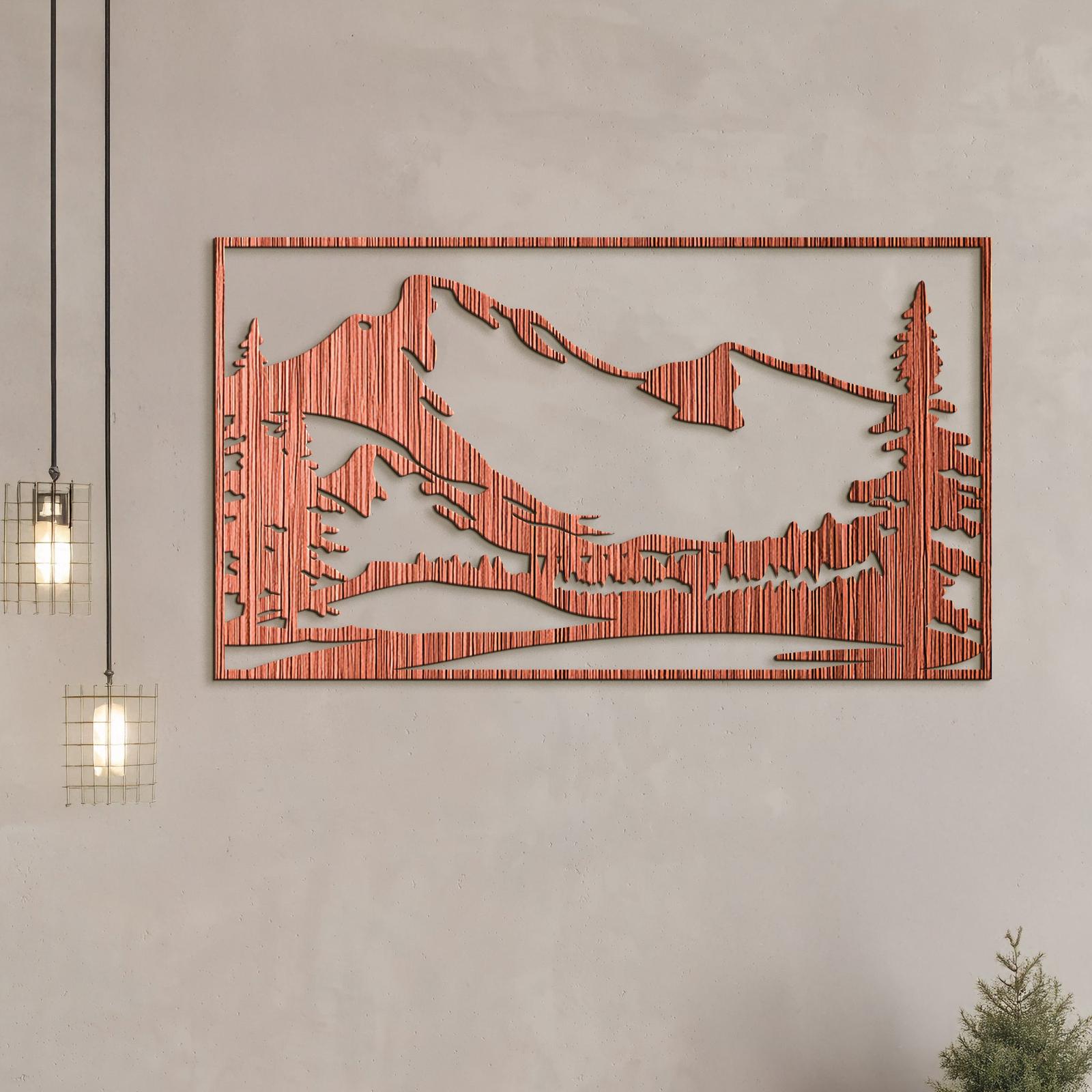 Obraz Silueta hor-DREVTEX