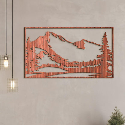 Obraz Silueta hor-DREVTEX