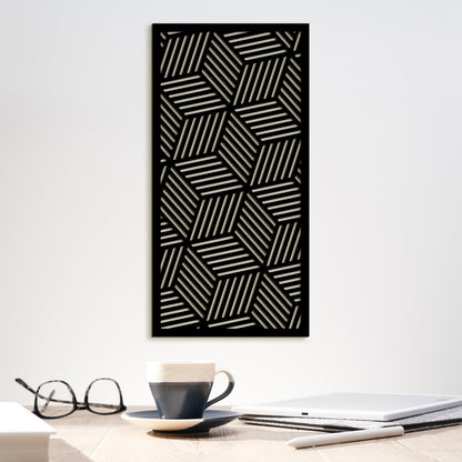 Obraz na stenu Geometrický panel-DREVTEX