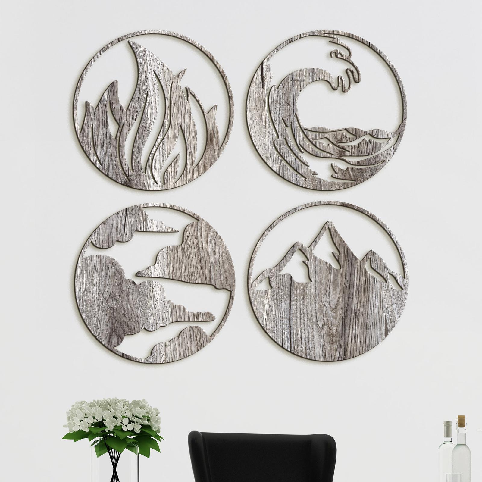 Moderný obraz ŽIVLY PRÍRODY-DREVTEX