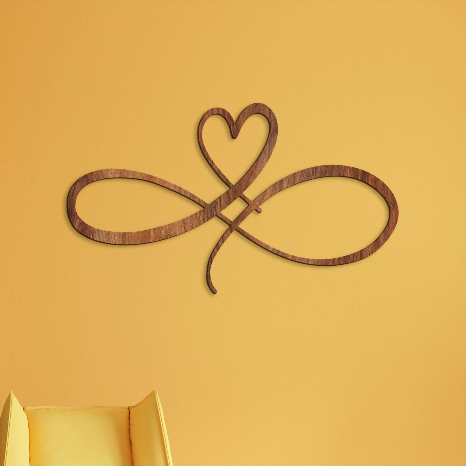 Romantický obraz na stenu SRDCE-DREVTEX