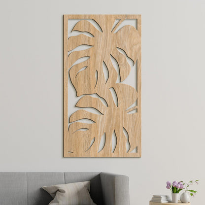 Drevený obraz Lístie-DREVTEX