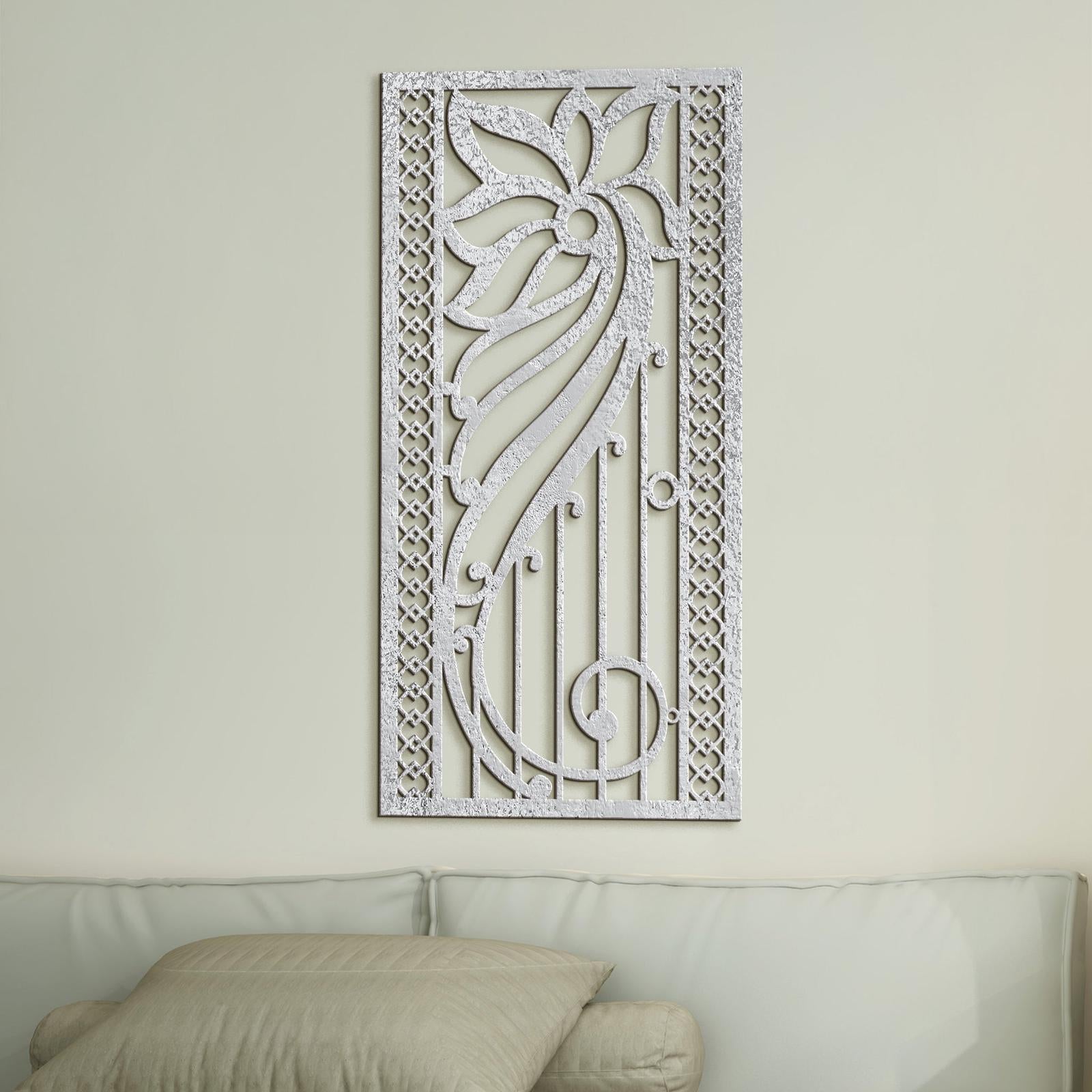 Drevená kvetinová mandala na stenu-DREVTEX