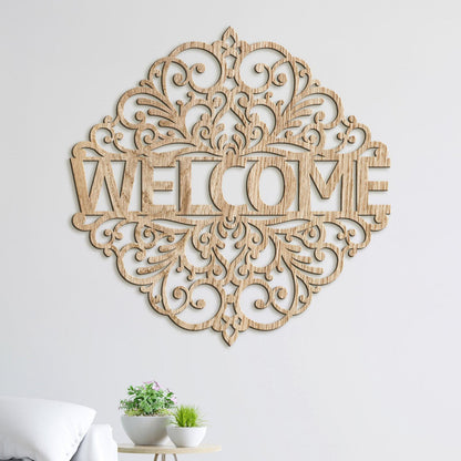 Drevený nápis WELCOME-DREVTEX