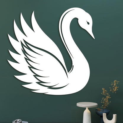 Drevený obraz Elegantná labuť-DREVTEX
