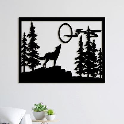 Dreveny obraz na stenu VLK-DREVTEX