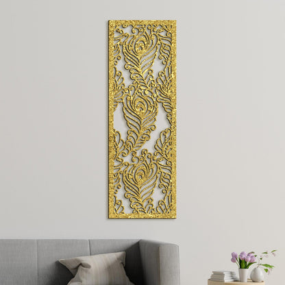 Drevená mandala Pávie perá-DREVTEX