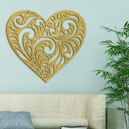 Drevený obraz na stenu Srdce SPIRIT-DREVTEX