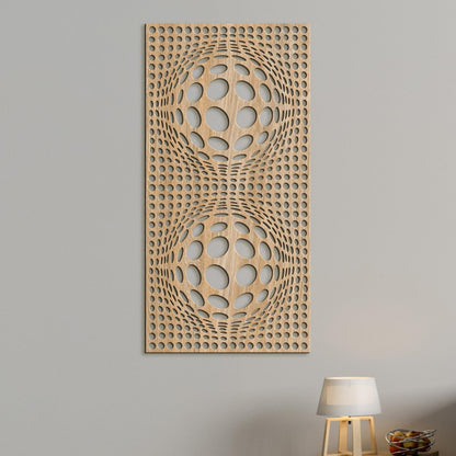 Drevený obraz na stenu 3D ilúzia-DREVTEX