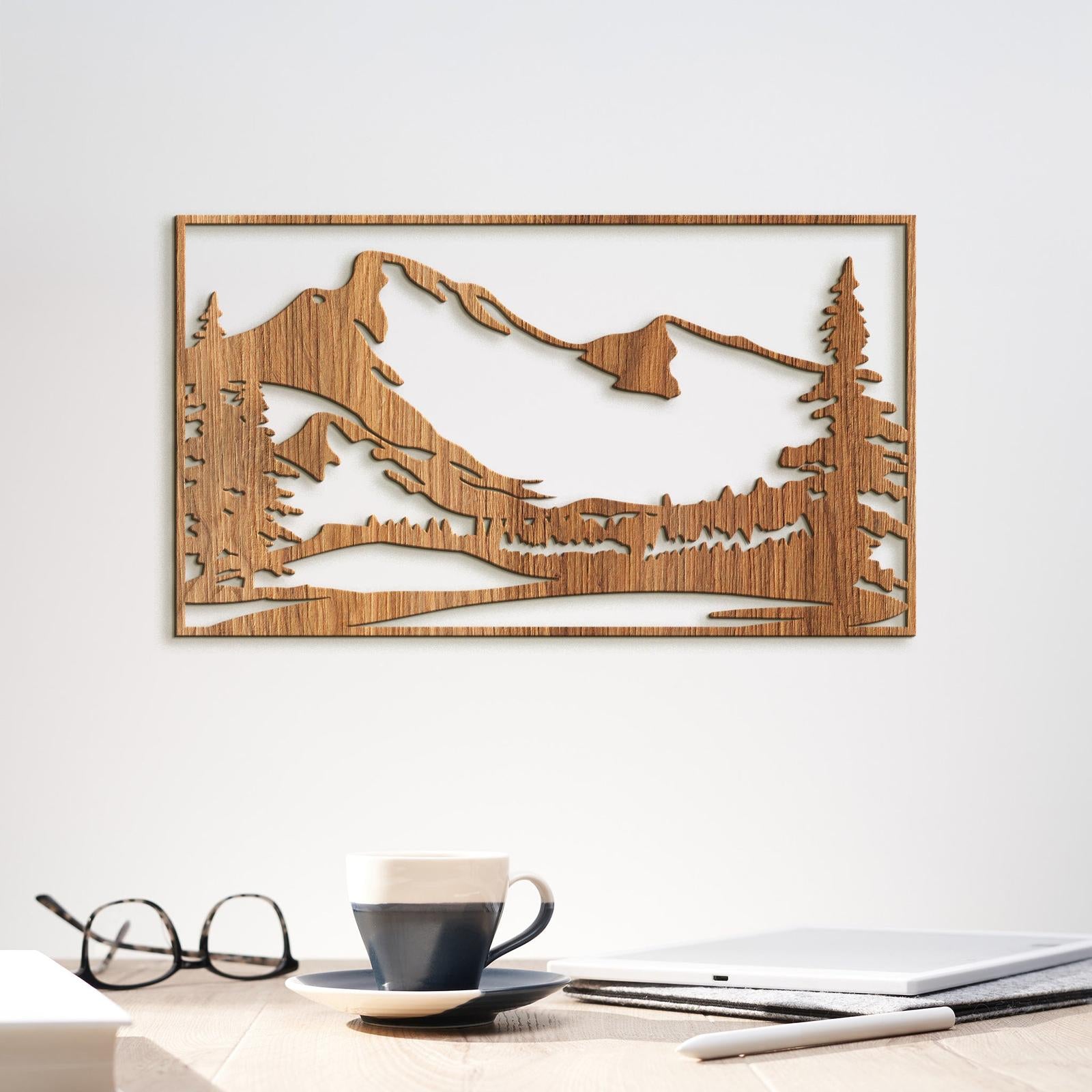 Obraz Silueta hor-DREVTEX