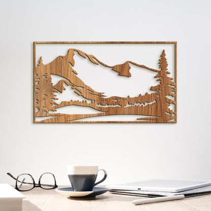 Obraz Silueta hor-DREVTEX