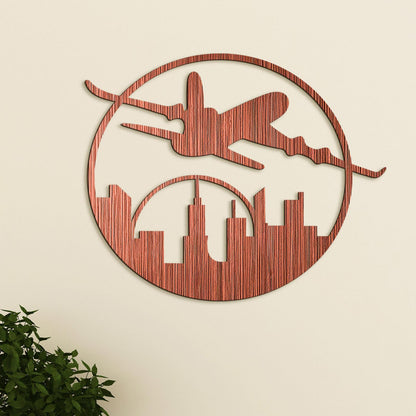 Dreveny obraz na stenu fly-DREVTEX