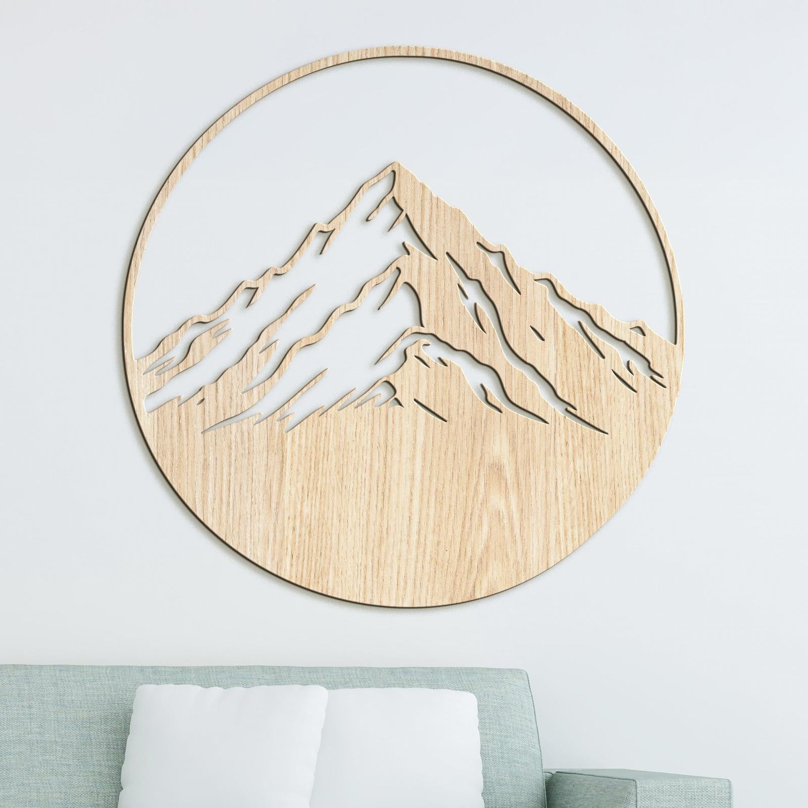 Drevený obraz Horská majestátnosť-DREVTEX