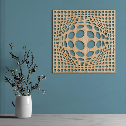 Dreveny panel 3D iluzia-DREVTEX