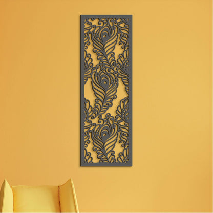 Drevená mandala Pávie perá-DREVTEX