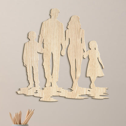 Dreveny obraz rodina-DREVTEX