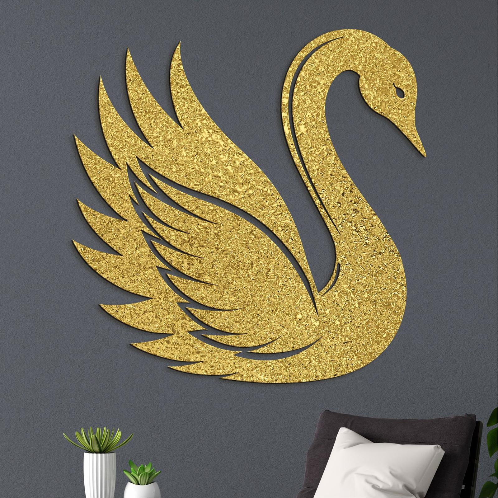 Drevený obraz Elegantná labuť-DREVTEX