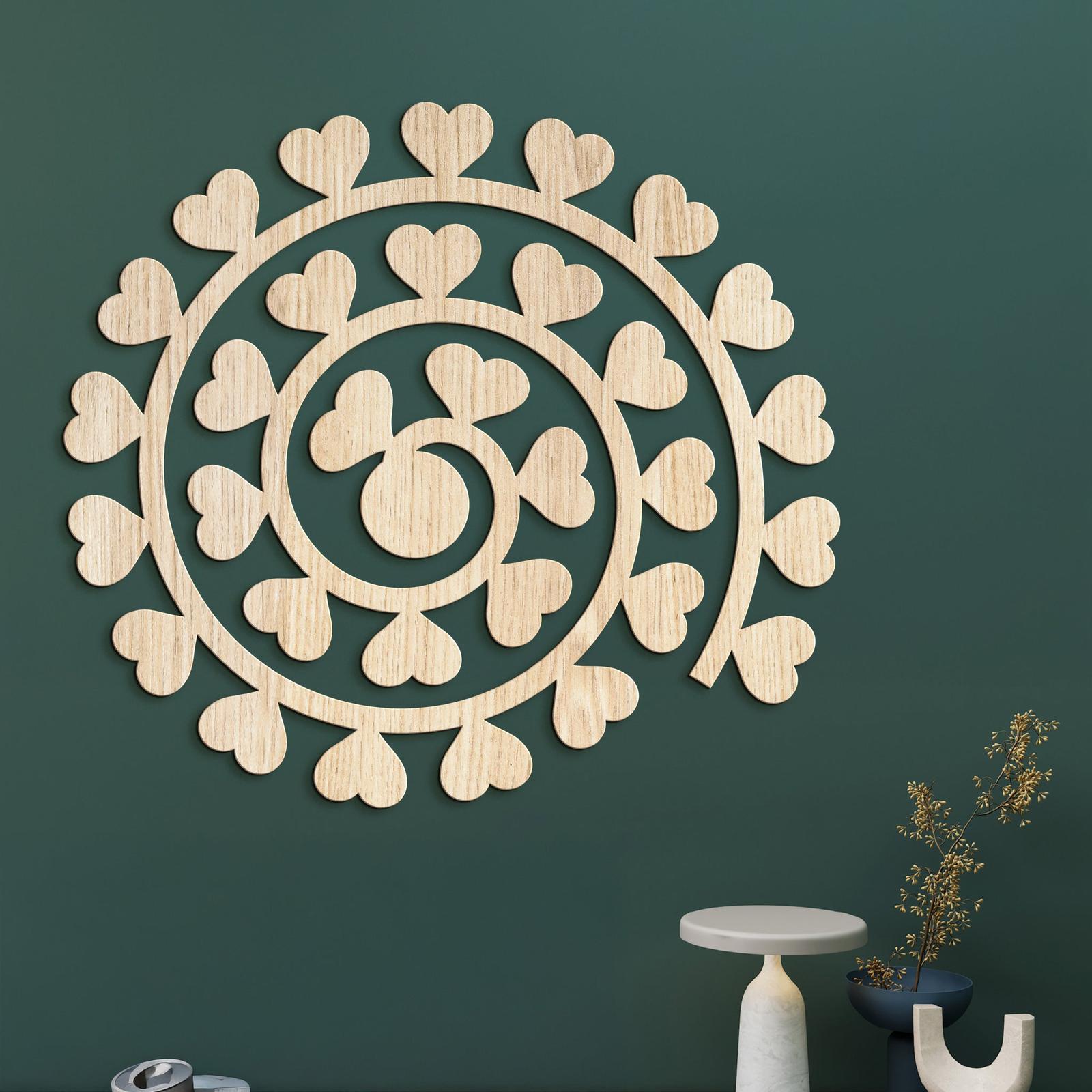 Obraz na stenu Spirala zo srdc-DREVTEX