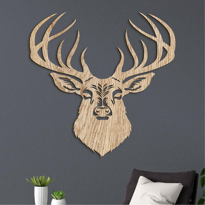 Drevený obraz Jeleň-DREVTEX