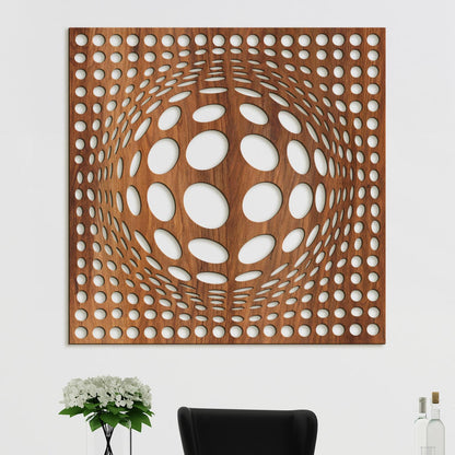 Dreveny panel 3D iluzia-DREVTEX