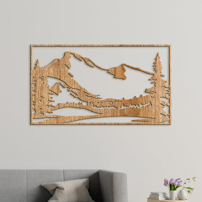 Obraz Silueta hor-DREVTEX