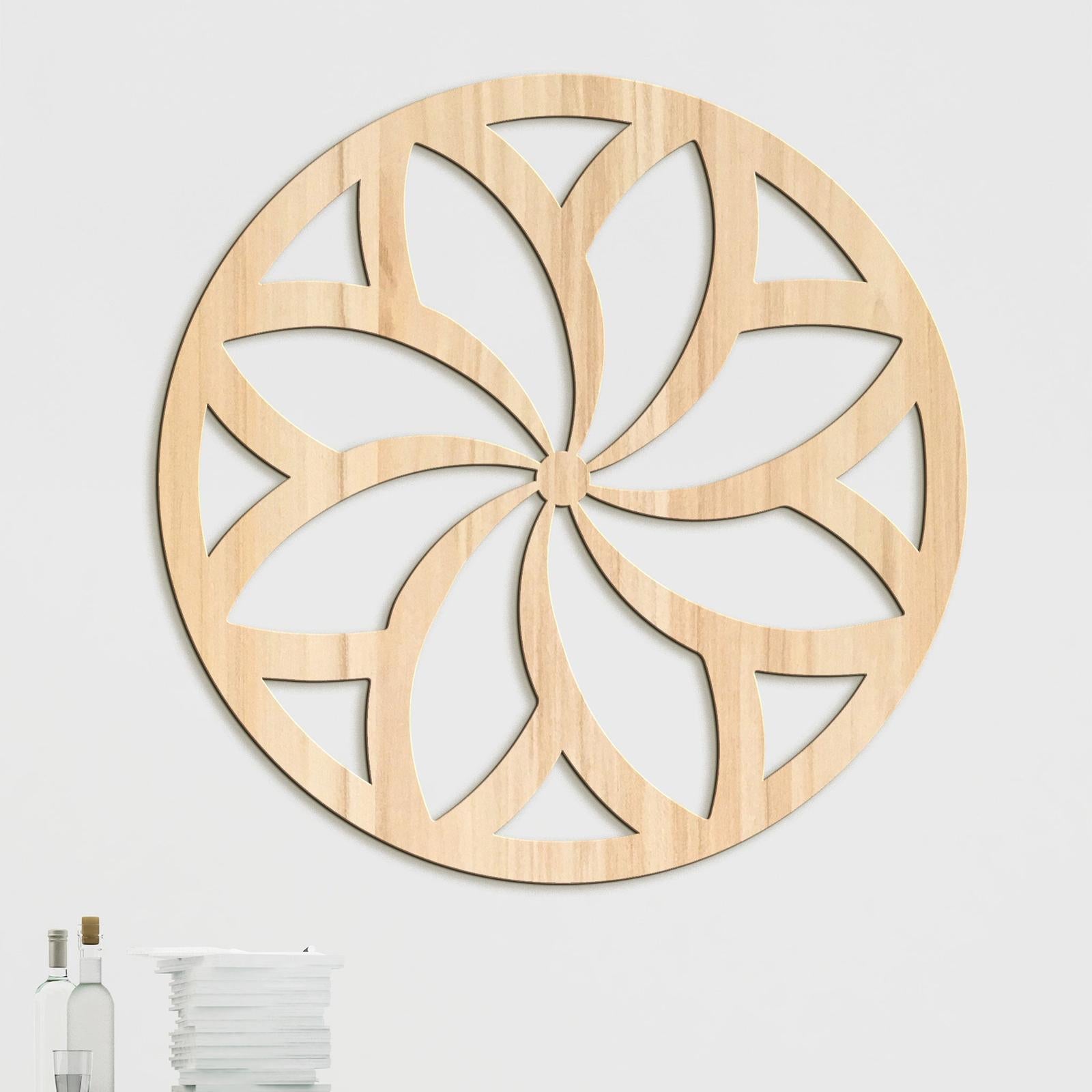 Mandala Slnecny kvet-DREVTEX