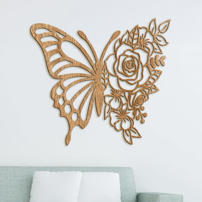 Dreveny obraz Motyl-DREVTEX