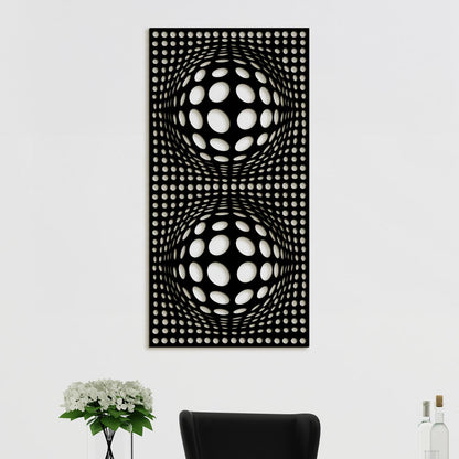 Drevený obraz na stenu 3D ilúzia-DREVTEX